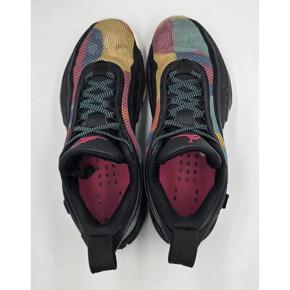 Air‎ Jordan 36 XXXVI Low Black Multi Color DH0833-063 Mens 8 Basketball Shoes